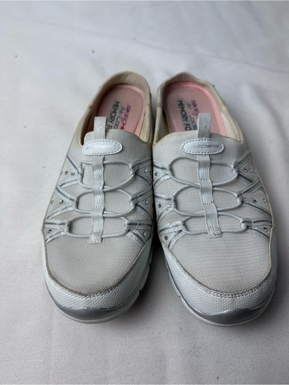 Skechers Shoes Womens Clog Slip On Air-cooled Memory Foam Siz 10